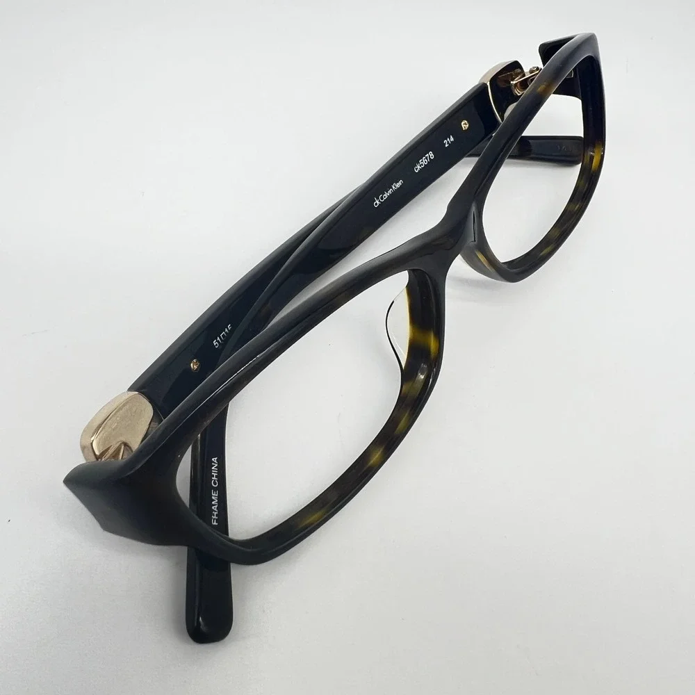 CK Calvin Klein CK5678 214 Tortoise Eyeglasses Women 51-15-135 Y2K Designer